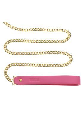 Нашийник з повідцем Taboom Malibu Collar and Leash з веганської шкіри, рожевий