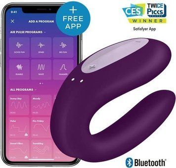 стимулятор Satisfyer Double Joy violet