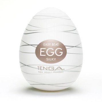 Мастурбатор яйце Tenga Egg Silky (Ніжний Шовк), Білий