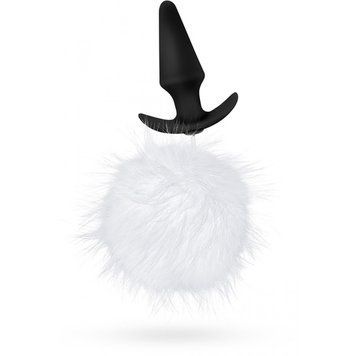 T330675 анальна пробка з помпоном POM PLUGS FUR POM Pom WHITE