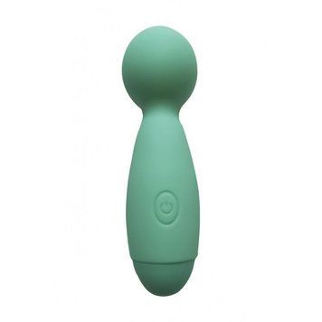 Мінівібромасажер Wooomy Smally Mini Wand Turquoise, Бирюзовый