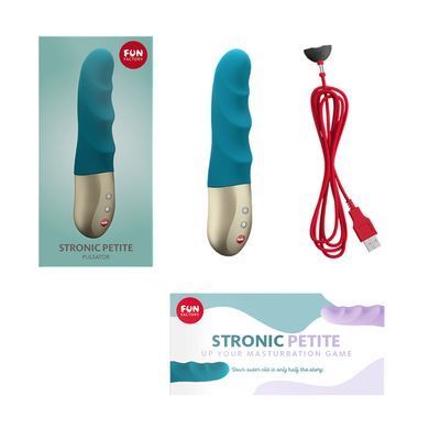 Минипульсатор Fun Factory STRONIC PETITE deep sea blue, 8 режимов, подходит для начинающих