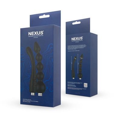 Набір анальних насадок для душу Nexus Advanced Shower Douche Duo Kit &ndash; Black, 2 шт