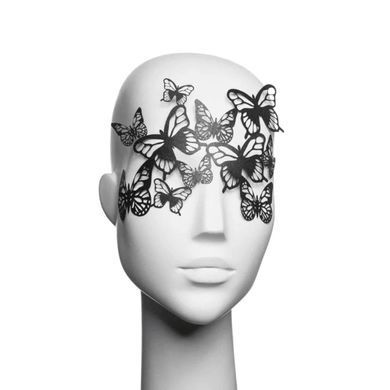 Виниловая маска SYBILLE от Bijoux Indiscrets, черная