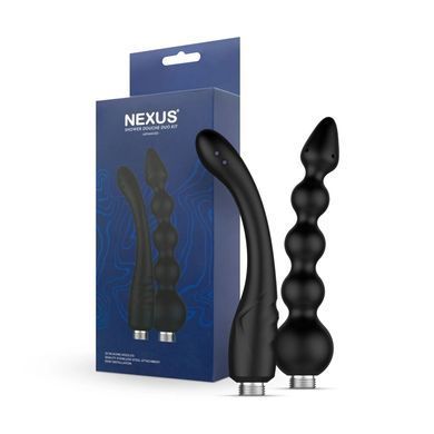 Набір анальних насадок для душу Nexus Advanced Shower Douche Duo Kit &ndash; Black, 2 шт
