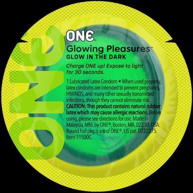 Набор презервативов ONE Glowing Pleasures 100 шт.