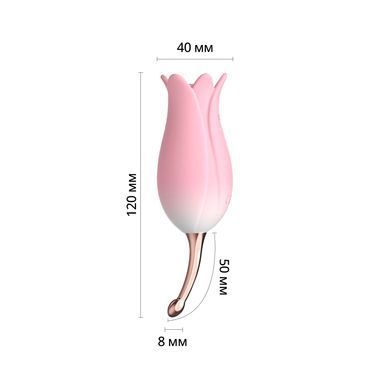 Ультразвуковий вібратор для клітора Otouch Bloom Ultrasonic Clitoris, 2 доп насадки