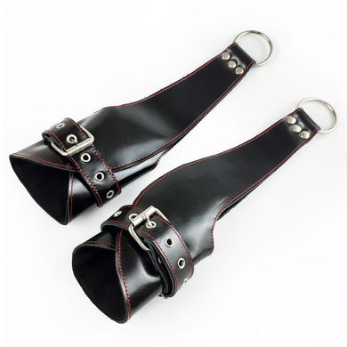 Поручи для подвеса Fetish Hand Cuffs For Suspension из натуральной кожи