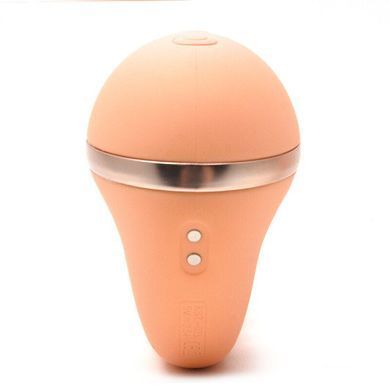 Вакуумный вибратор Kistoy Tina Mini Orange, вагинально-клиторальный, Оранжевый