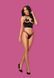 Комплект Obsessive Delishya set 2-pcs black L/XL