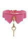 Нашийник з повідцем Taboom Malibu Collar and Leash з веганської шкіри, рожевий