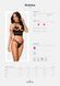 Комплект Obsessive Delishya set 2-pcs black L/XL