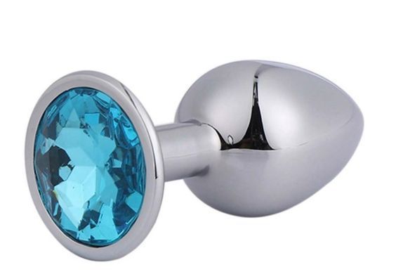 Анальна пробка з каменем Chisa HI-BASIC heart gem anal plug