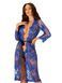 Пеньюар Obsessive Cobaltess peignoir S/M
