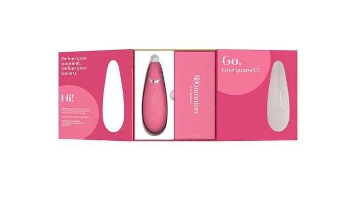 Вакуумний кліторальний стимулятор Womanizer Premium 2 - Raspberry