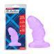 Рифлена анальна пробка Chisa Hi-Rubber Raging Mini Plug, фіолетова