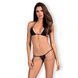 Комплект Obsessive Redella 2-pcs set black S/M