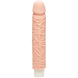 Фалоімітатор Doc Johnson The D: Shakin D 9 Inch Vibro ULTRASKYN, діаметр 3,8 см, плавне регулювання, Телесный