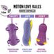 Вагинальные шарики с массажем и вибрацией FeelzToys Motion Love Balls Jivy с пультом ДУ, 7 режимов