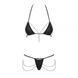 Комплект Obsessive Redella 2-pcs set black S/M