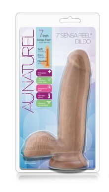 Фаллоимитатор с двойной плотностью AU NATUREL 7INCH SENSA FEEL DILDO LATIN
