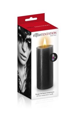 БДСМ свічка низькотемпературна Fetish Tentation SM Low Temperature Candle Black