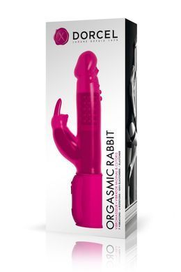 Вибратор-кролик Dorcel Orgasmic Rabbit Pink с жемчужным массажем, Розовый