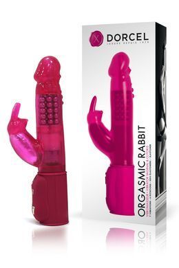 Вибратор-кролик Dorcel Orgasmic Rabbit Pink с жемчужным массажем, Розовый