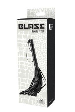 Флогер BLAZE LUXURY WHIP CROCO BLACK, Черный