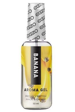 Съедобный гель-лубрикант EGZO AROMA GEL - Банан, 50 мл