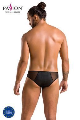 Чоловічі сліпи на блискавці Passion Slip Timmy S/M, чорні, екошкіра, сітка