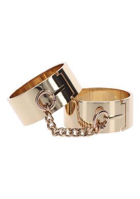 Наручники золотистые металлические Slave Wrist Cuffs TABOOM
