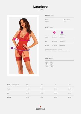Obsessive Lacelove corset M/L