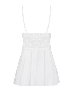 Нав'язливий 810-BAB-2 BabyDoll & Thong White S/M