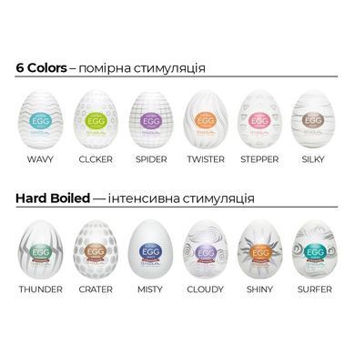 Набір Tenga Egg COOL Pack (6 яєць)