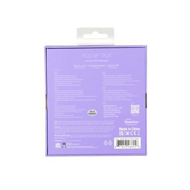 Розкішний вібратор Pillow Talk Special Edition Flirty Purple, кристал Сваровскі, пов&rsquo;язка на очі+гра, Фиолетовый