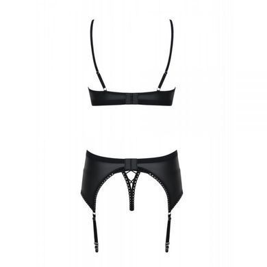 Комплект Obsessive Redella 3-pcs set black S/M