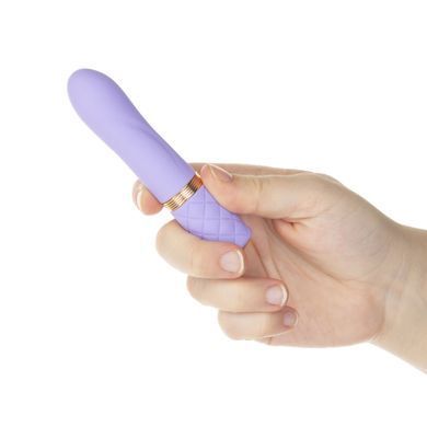 Розкішний вібратор Pillow Talk Special Edition Flirty Purple, кристал Сваровскі, пов&rsquo;язка на очі+гра, Фиолетовый