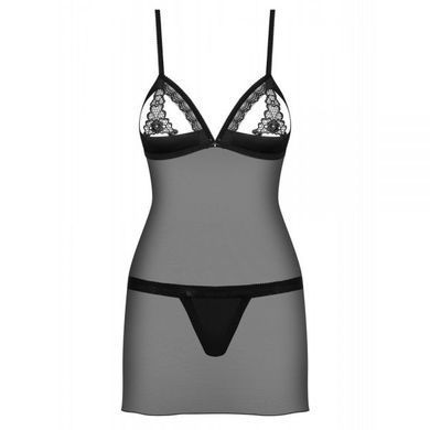 Cорочка Obsessive 865-CHE-1 chemise & thong S/M