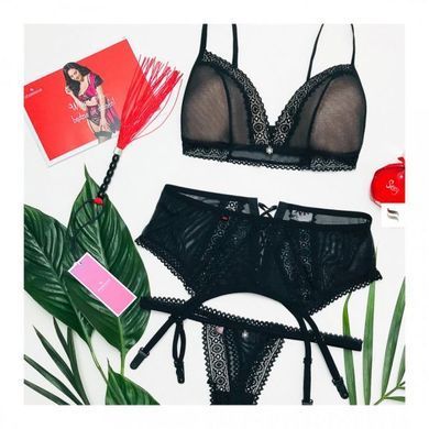 Комплект відкрита груди Obsessive LUSTELLA SET S / M сітка