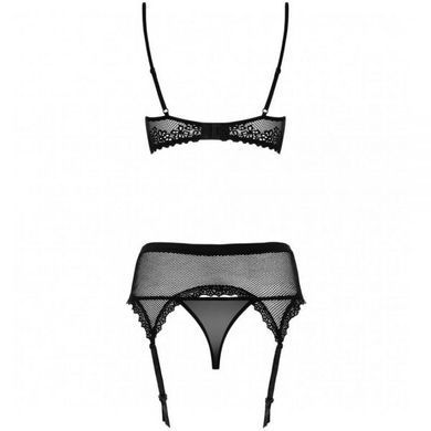 Комплект відкрита груди Obsessive LUSTELLA SET S / M сітка