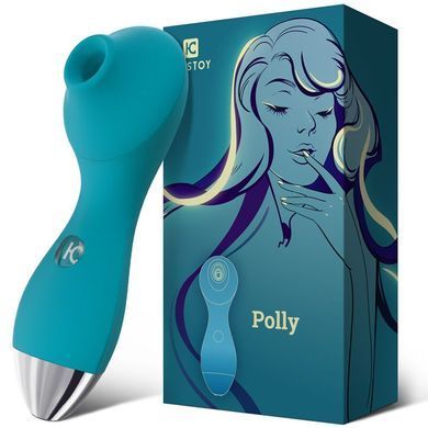 Вакуумний стимулятор KisToy Polly Blue, Блакитний
