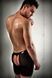 Чоловічі трусики-шорти Passion 012 THONG black S/M, Черный