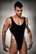 Мужское боди с высоким вырезом бедра Passion 010 BODY black XXL/XXXL, Черный