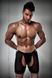 Чоловічі трусики-шорти Passion 012 THONG black S/M, Черный
