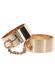 Наручники золотистые металлические Slave Wrist Cuffs TABOOM