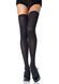 Leg Avenue Opaque Nylon Thigh Highs OS Black