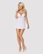 Нав'язливий 810-BAB-2 BabyDoll & Thong White S/M