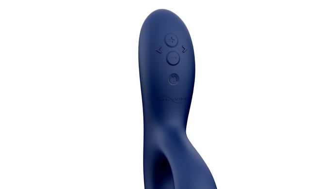 Смарт вібратор-кролик We-Vibe Nova Midnight Blue, ергономічний, регульований кут нахилу стовбура