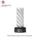 Мастурбатор Tenga 3D Spiral, дуже ніжний, з антибактеріального еластомеру зі сріблом, Білий